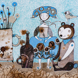 кукла чайник и медведь