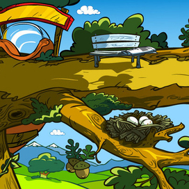 "Ветка". Фон для онлайн игры