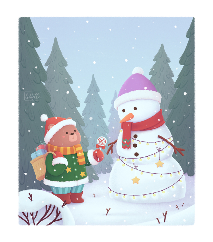 Подарок для снеговичка