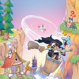 Иллюстрации для детского журнала 3/9 Ц