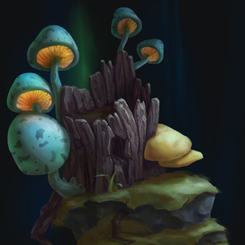 Forest mushroom
