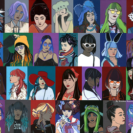 Японские девушки..