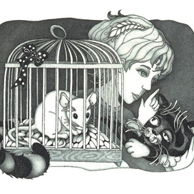 Мышка в клетке