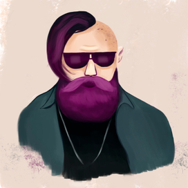 Розовая борода