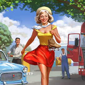 Королева бензоколонки