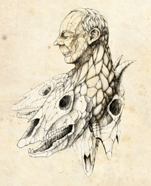 Портрет с черепами