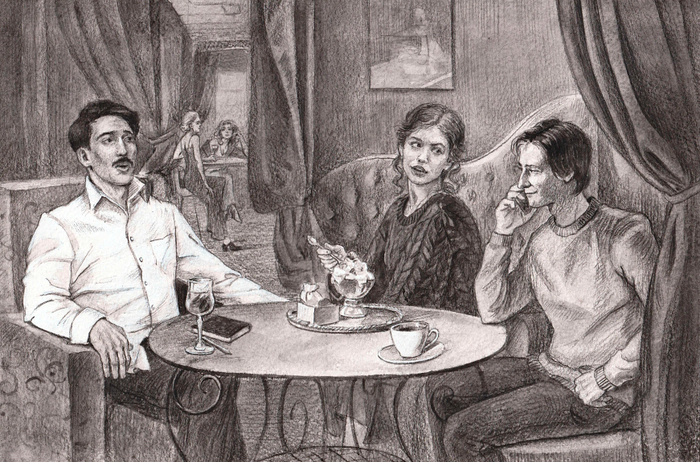 Иллюстрация для романа Анны Веневитиновой "Формула Распутина"