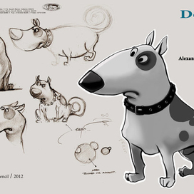 разработка персонажа....пса...