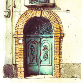 Акварель Испания