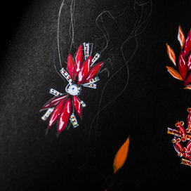 Набросок серег