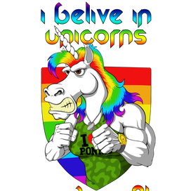 принт для футболки Unicorn