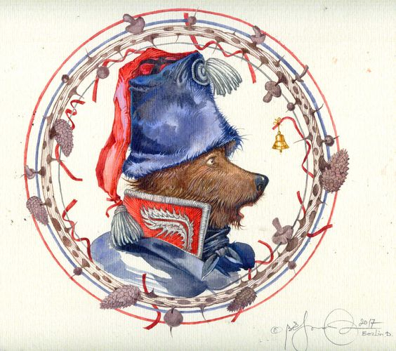 Illustration zu der Geschichte "General Toptygin."