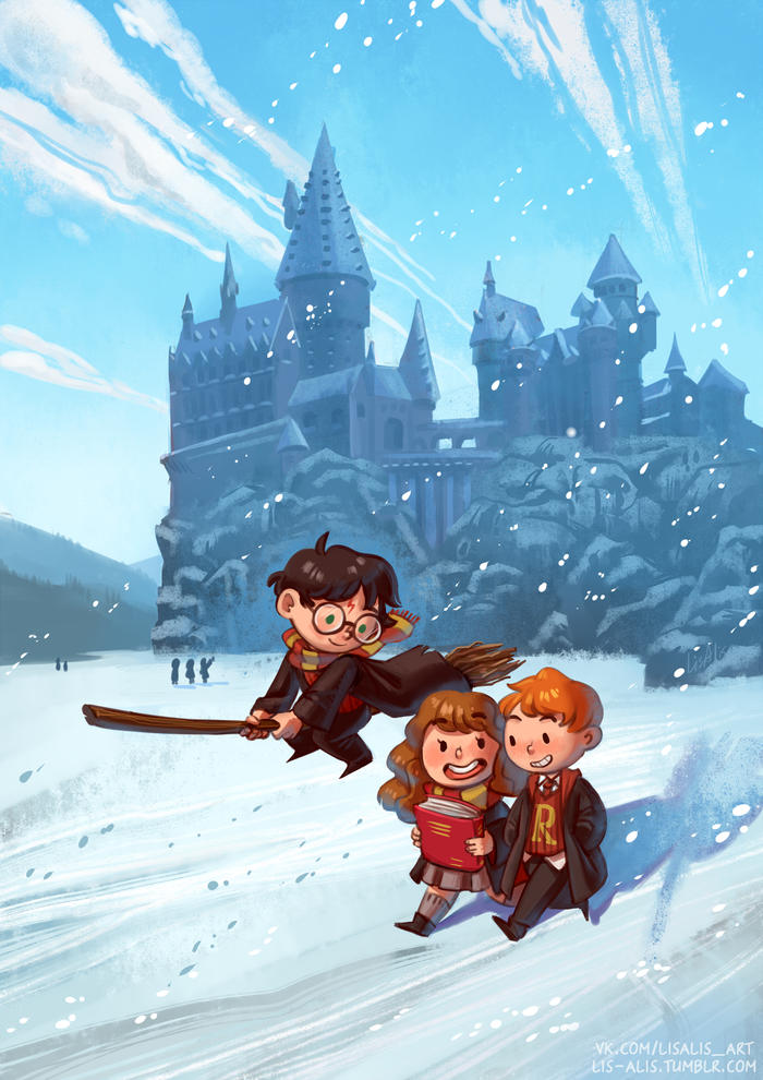 Зима в Хогвартсе