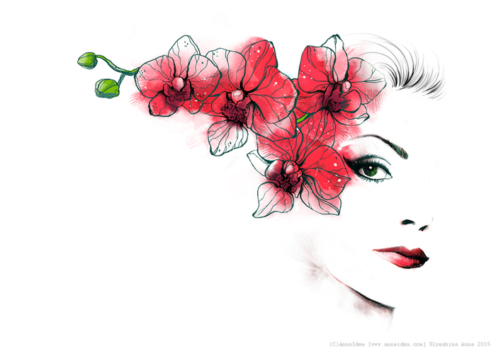 Девушка-Орхидея