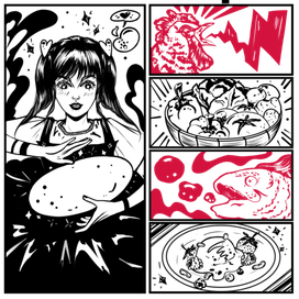 Конкурсная работа для мерча "Блинбери"