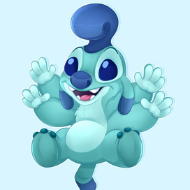 Фантарт "Лило и Стич"