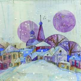 "Зима в маленьком городе"