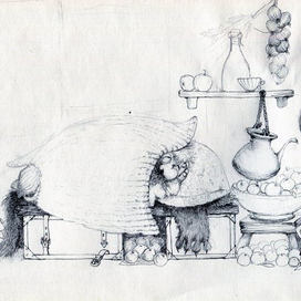 Дядюшка Ау не хочет идти на работу.