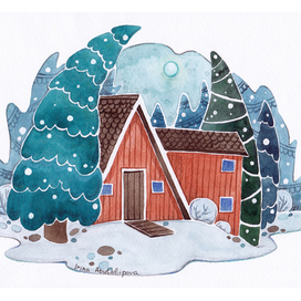 Новогодний лес