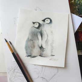 пингвинята.