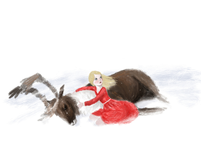 Герда и олень