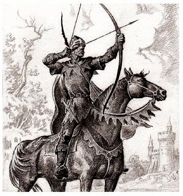 Рисунок на обложку к роману Р.Л. Стивенсона  ЧЕРНАЯ СТРЕЛА