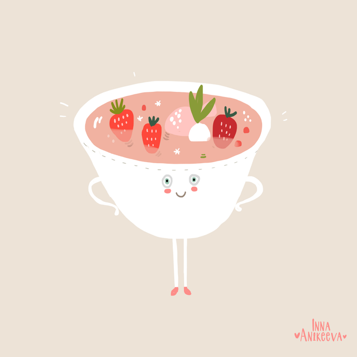 Клубничный супик