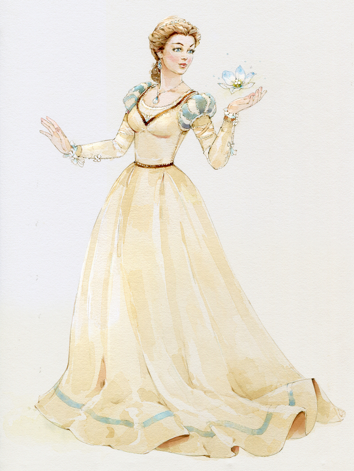 мадам с цветочком