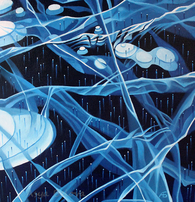 Мартовский лёд Байкала