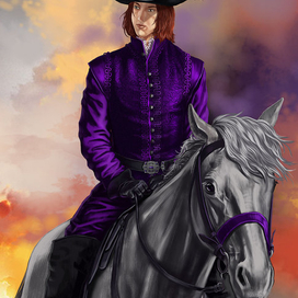 Лиловый закат