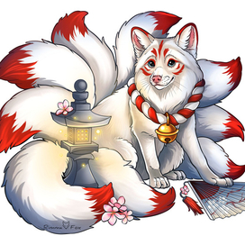 Девятихвостая лисица