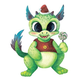 Дракон с леденцом