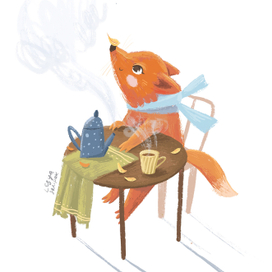 Лис и осень