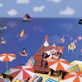 Джанни Родари «На пляже в Остии»