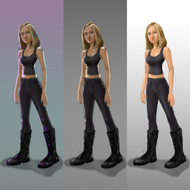 девушка персонаж