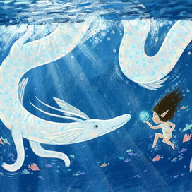 Magic under water💙