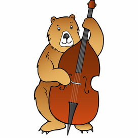 Медведь с контрабасом