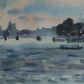 сумерки на Неве