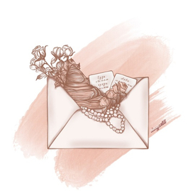 Открытка для девушки