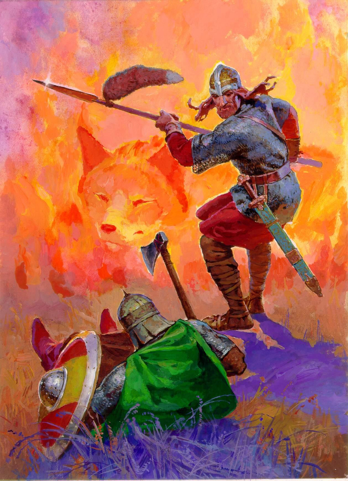 Иллюстрация к саге "Корабли во фьердах"