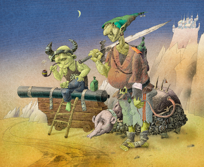 Бойцы 3-го гвардейского ордена Стальной Крысы гоблинского