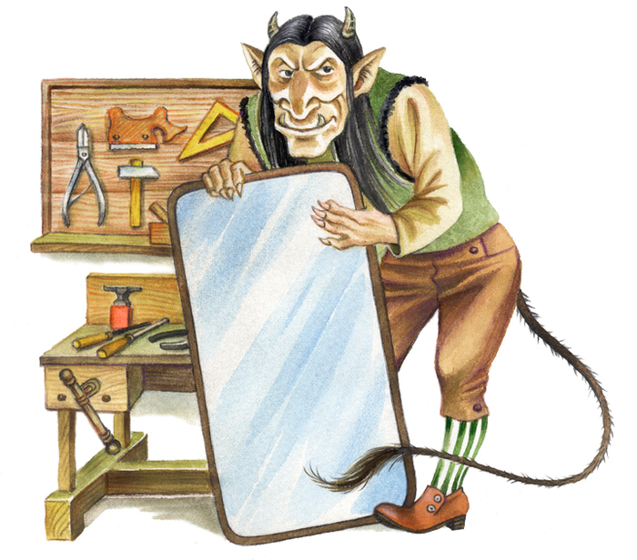 Тролль и зеркало