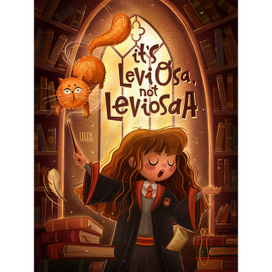 Открытка с Гермионой Грейнджер