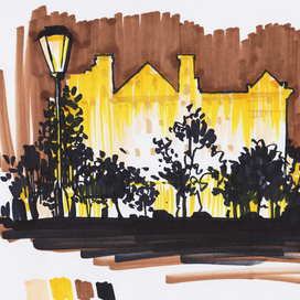 зарисовка по фото