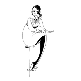 Чёрно-белая Лена