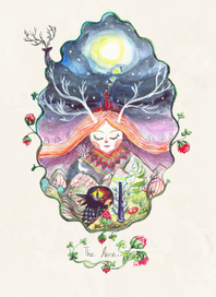 олень желающий стать Северным сиянием