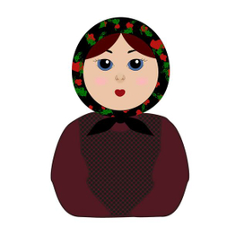 Дама в платочке (2)