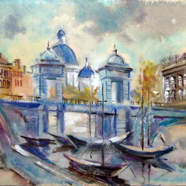 Иллюстрация к книге И.А.Бродского "Петербургский роман"