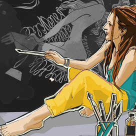 автопортрет давнишний