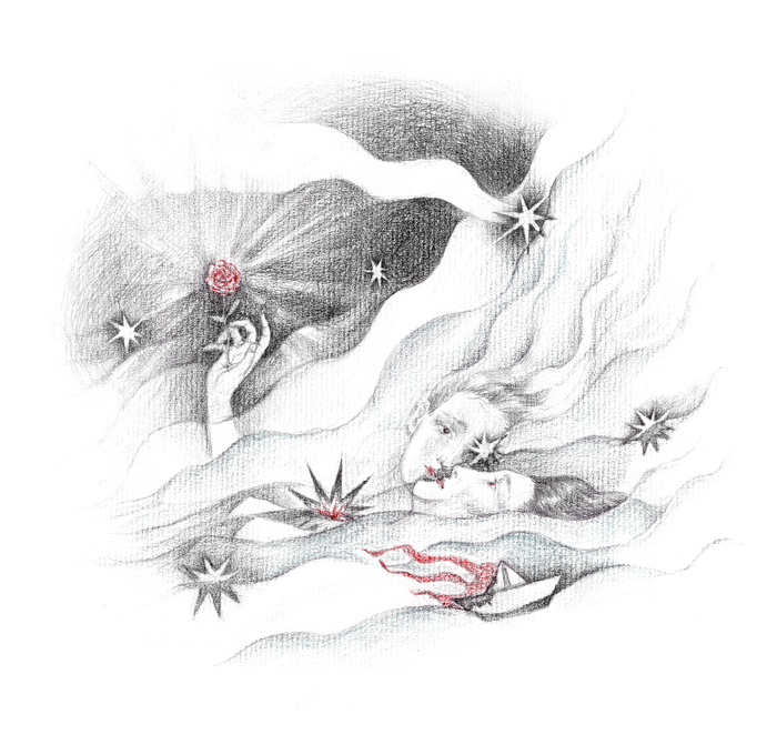 Кораблик и роза 